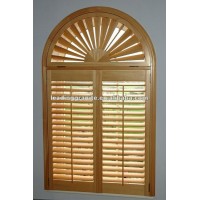 Arch wood shutters